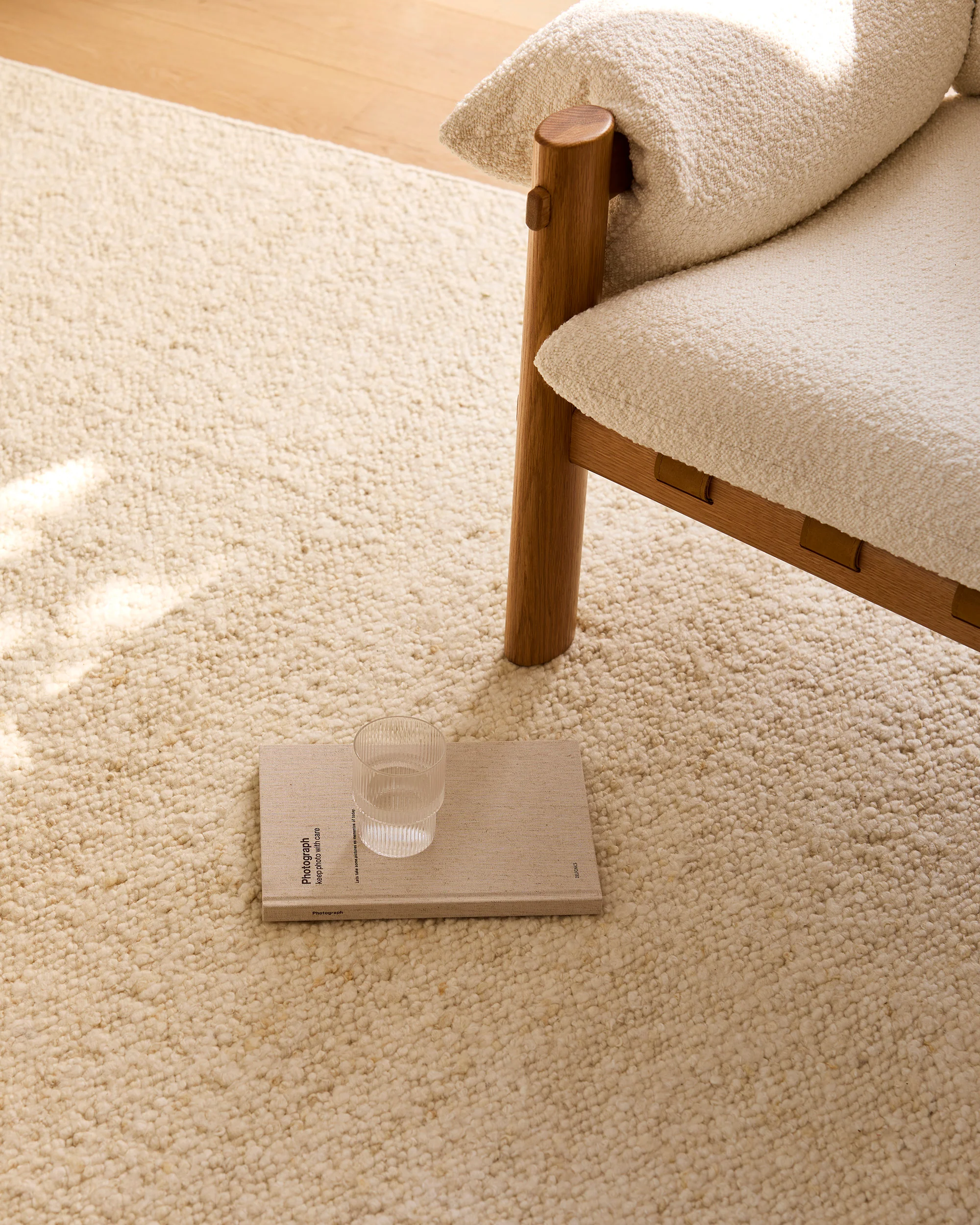 Sample of Meadow Rug Ivory - Image 3